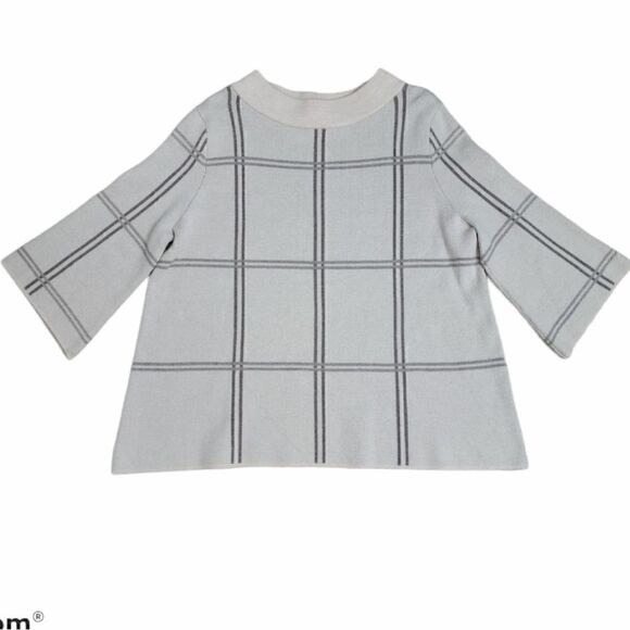 Apt. 9 Pullover Window Panel Wide Sleeve Sweater L - Picture 12 of 13